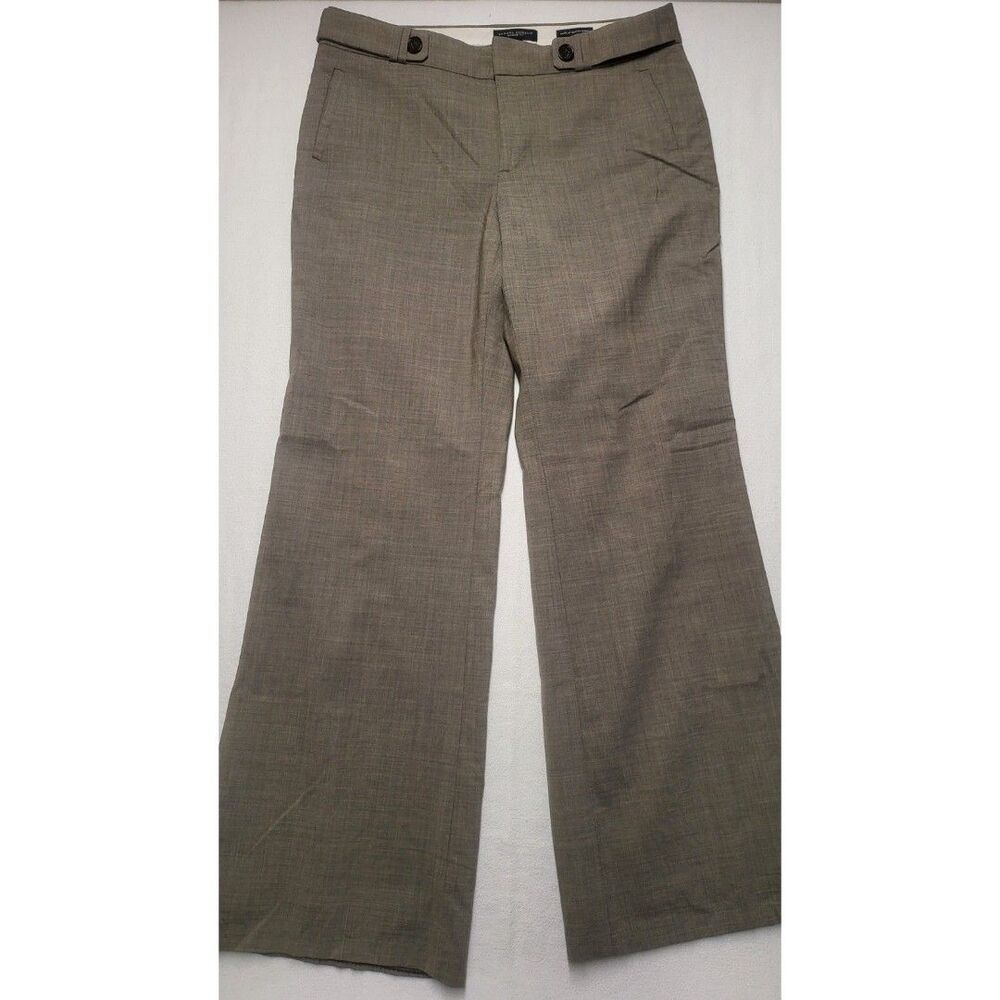 Banana Republic Jackson Fit Women's Wool Trousers Size 14 EUC